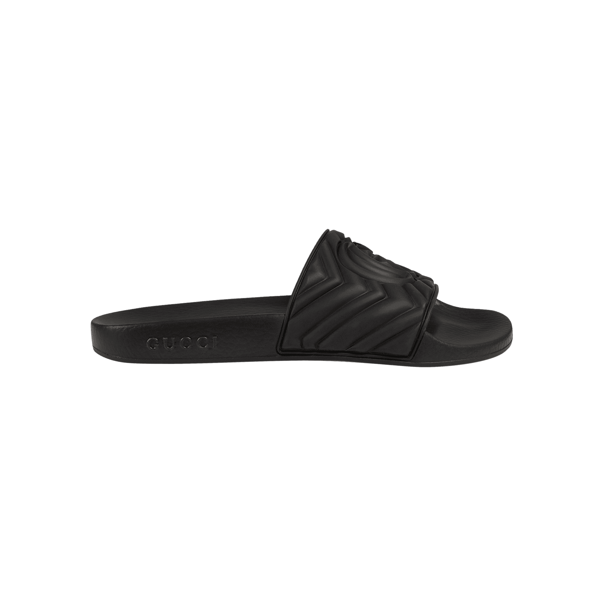 Gucci Pursuit slide rubber quilt