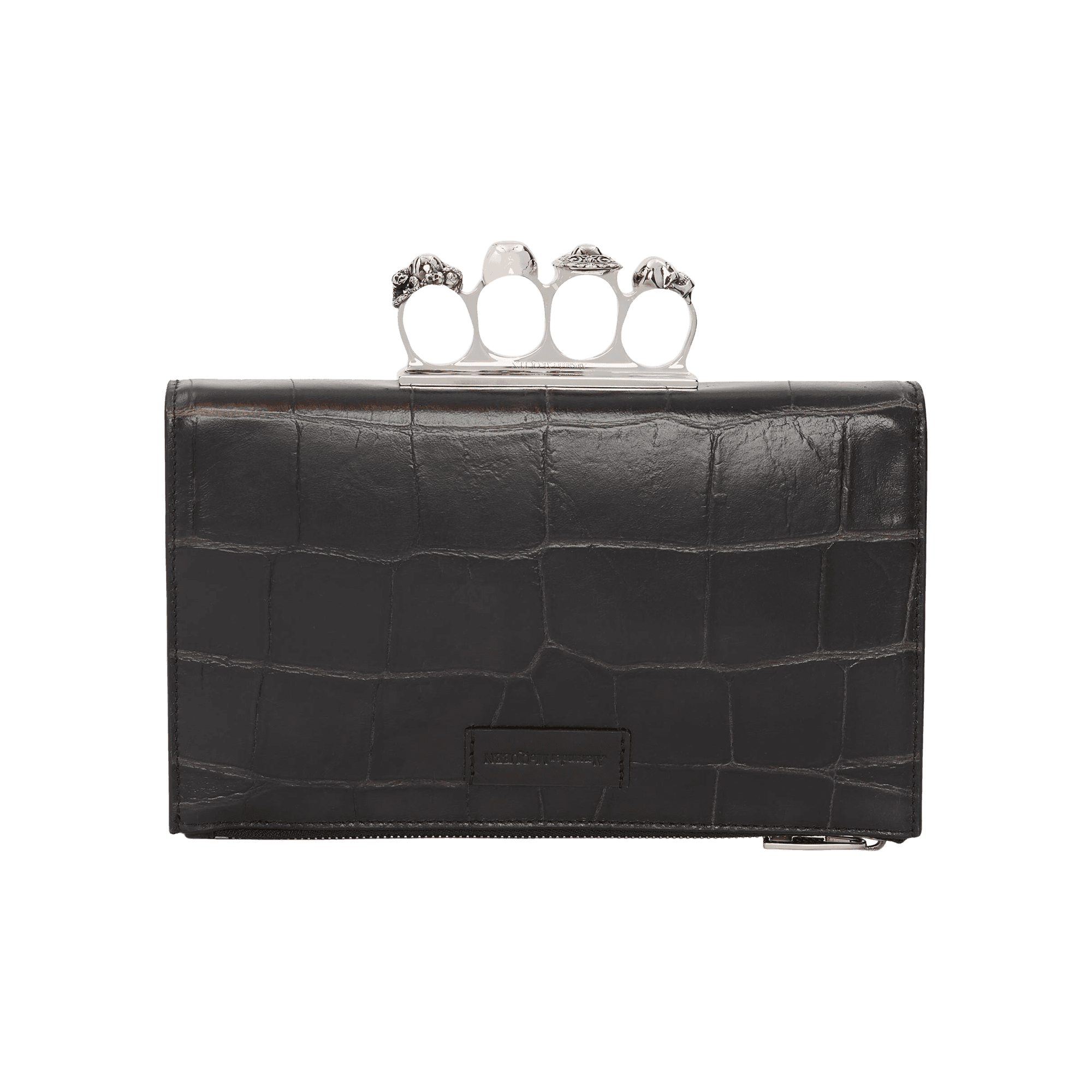 Alexander McQueen Small Four-Ring Zip Pouch