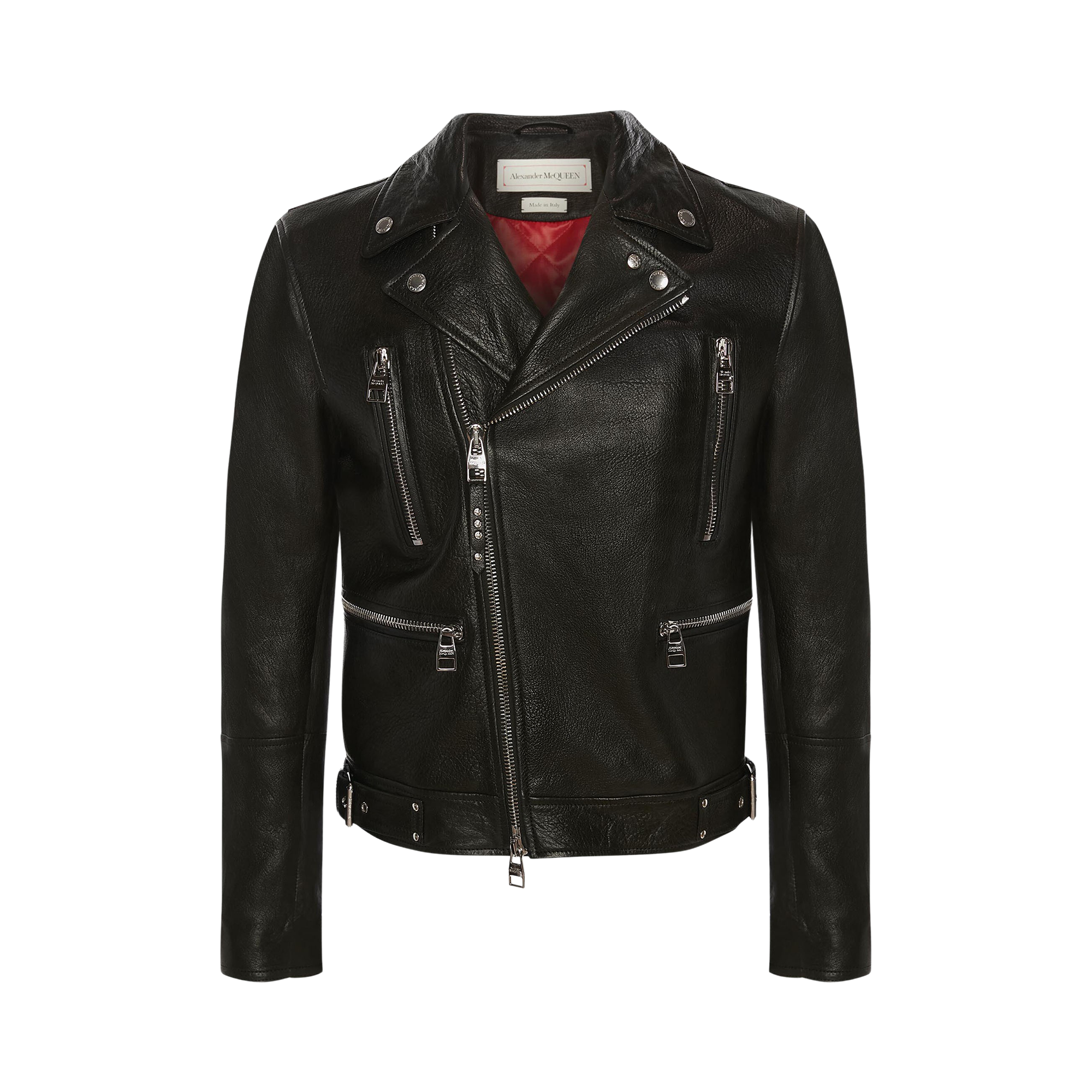 Alexander McQueen McQueen Classic Leather Biker Jacket